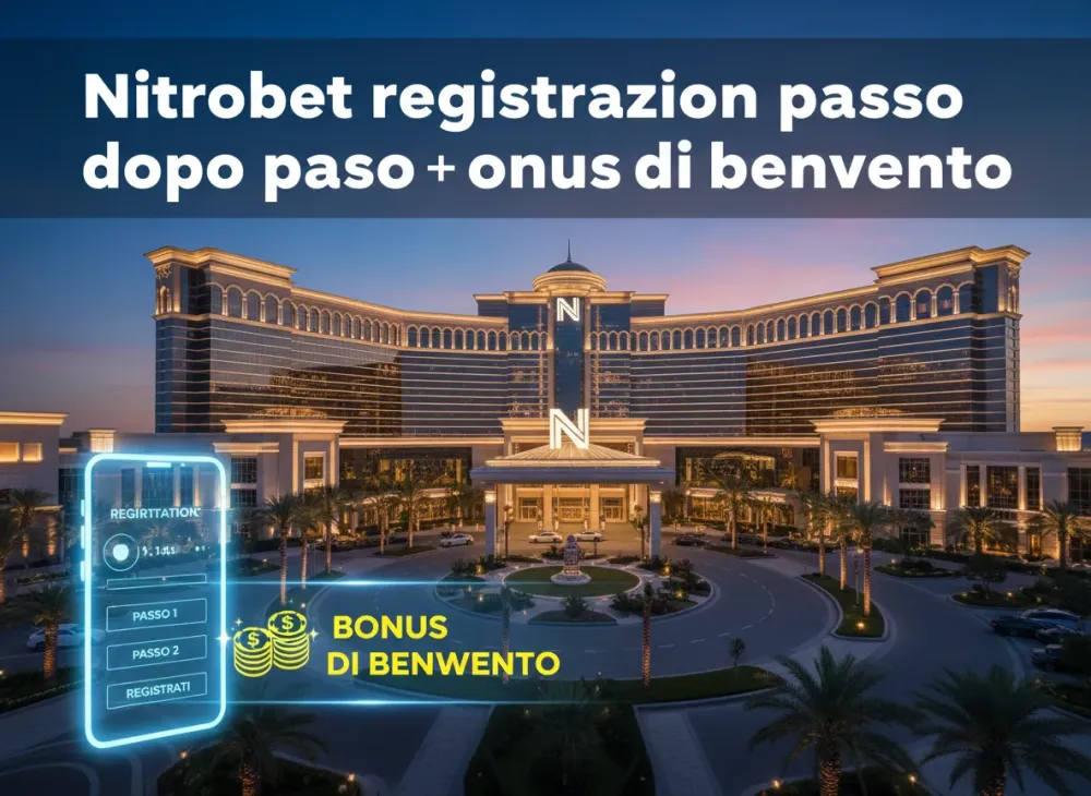 Nitrobet registrazione passo dopo passo + bonus di benvenuto